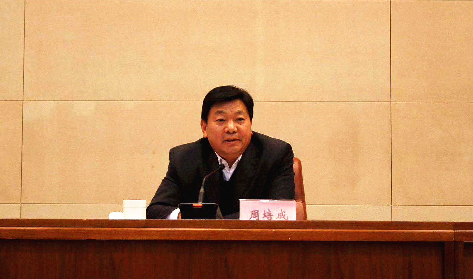 周培成副主任讲话