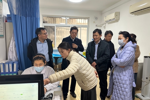 省卫生健康委验收我市食源性疾病病例监测直报工作