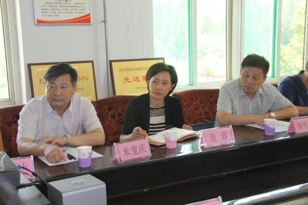 市政府副秘书长张蓉一行调研我市基层卫生服务机构运行情况