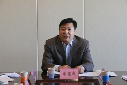 市卫生健康委党组成员,副主任米宽庆讲话会议现场